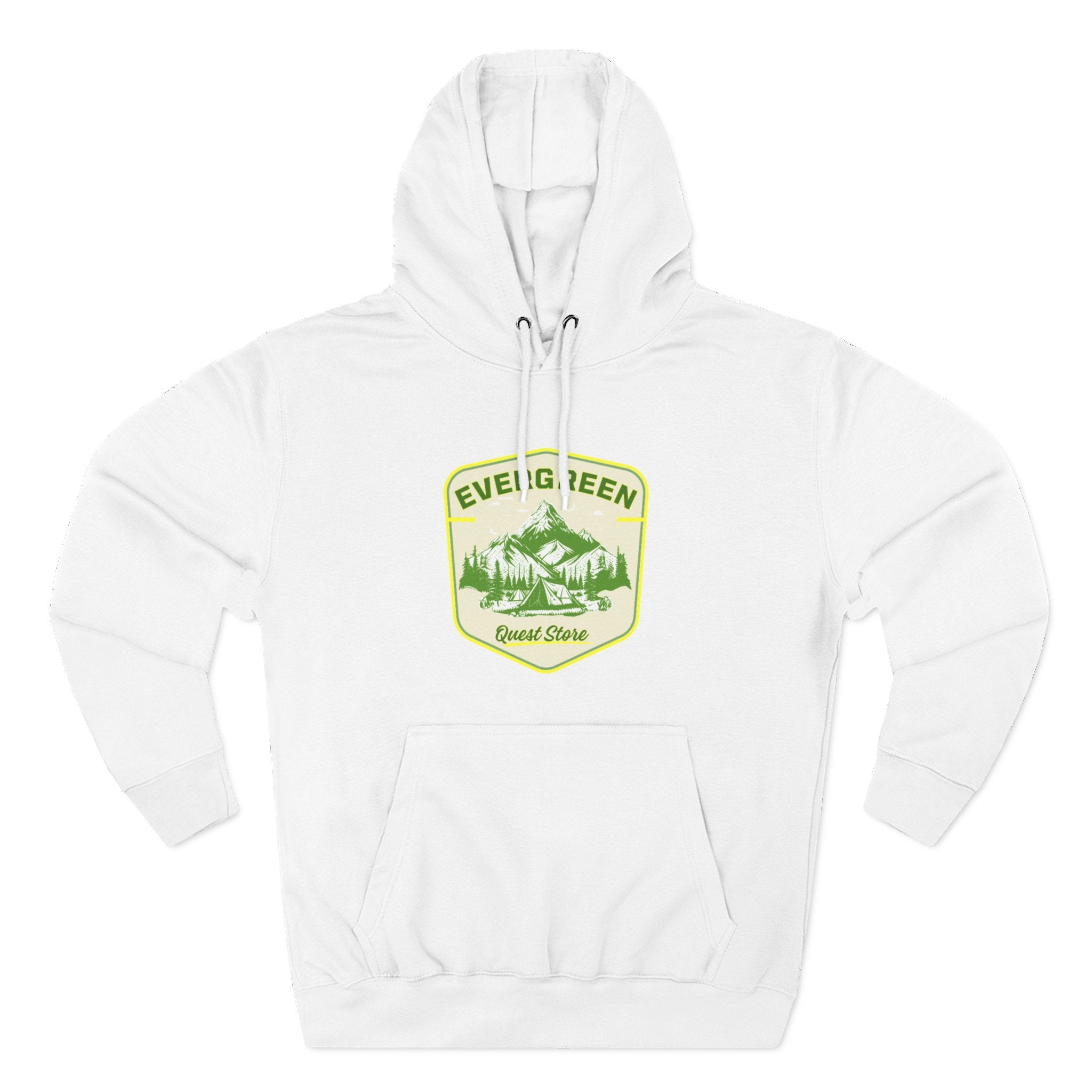 Three-Panel Fleece Hoodie