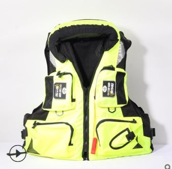 Sea Fishing Life Jacket Multi-Function Buoyant Fishing Waistcoat
