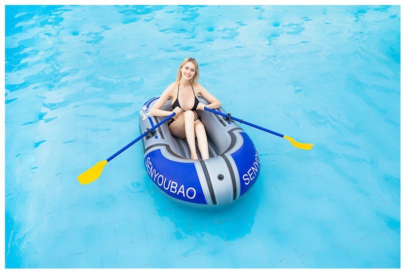 Single & Double Inflatable PVC Boat Kayak for Fishing