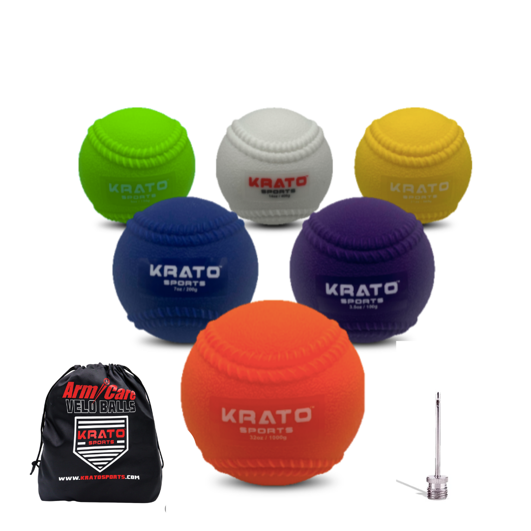 Arm Care Velo Weighted Training Balls for Pitching Practice