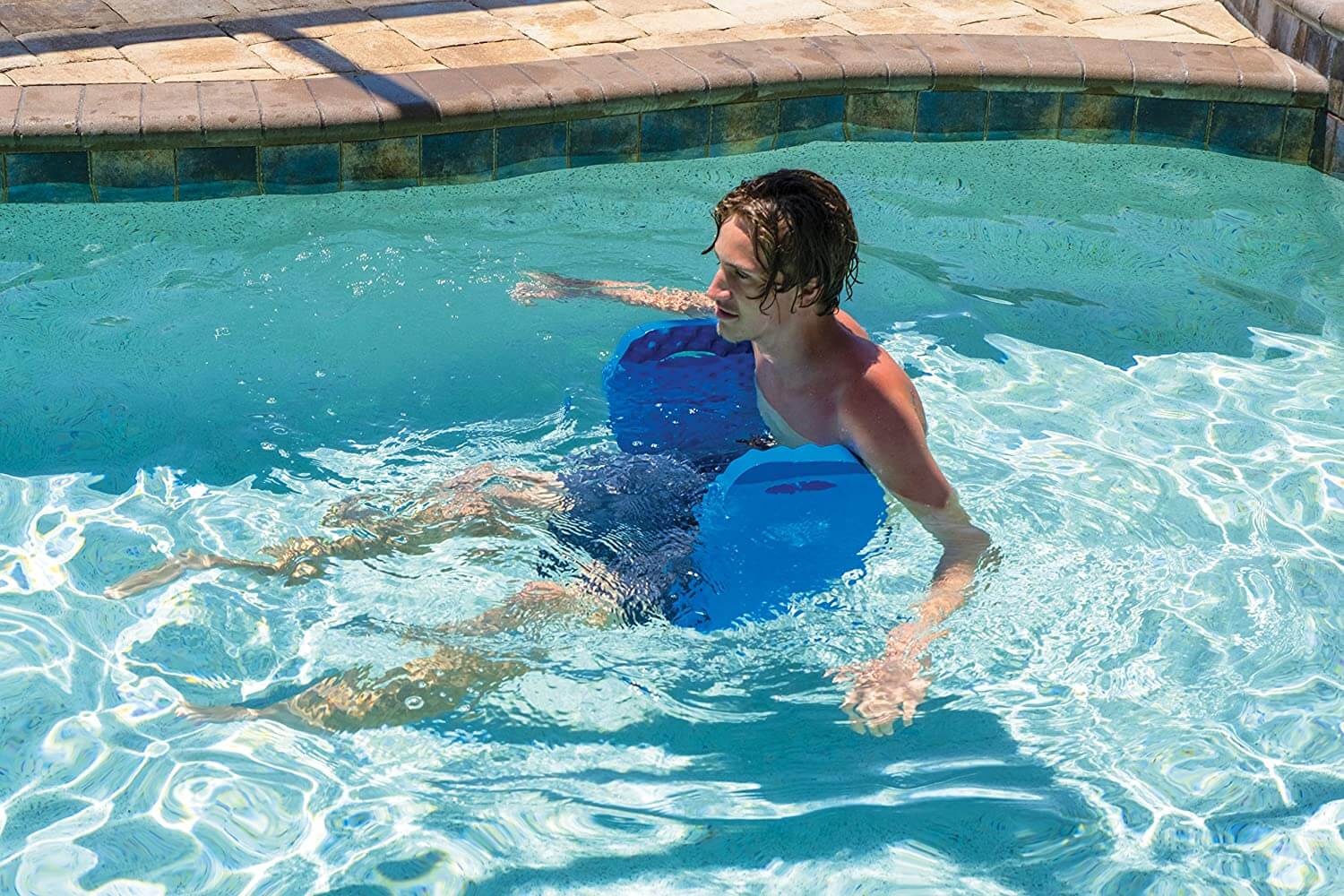 WOW Watersports Pool Plank Float Pacific Blue