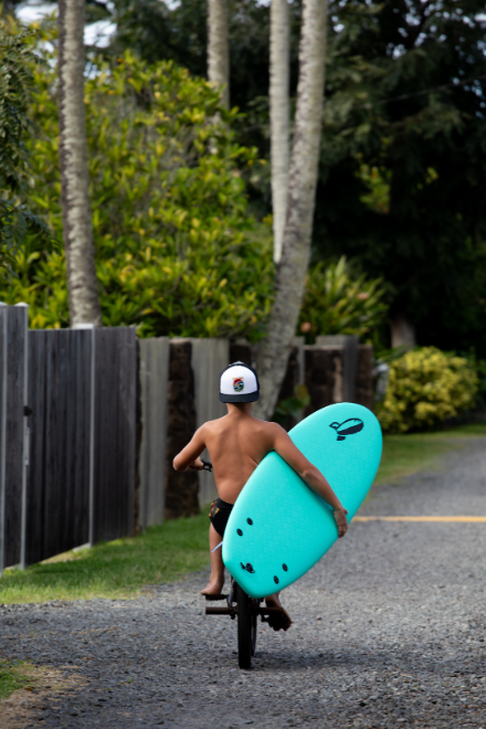 4'10" CHUB twin fin shortboard