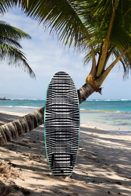 4'10" CHUB twin fin shortboard