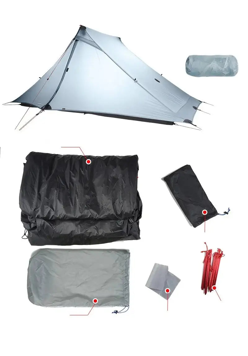 3F UL GEAR LanShan 2 Pro 2-Person Ultralight Camping Tent