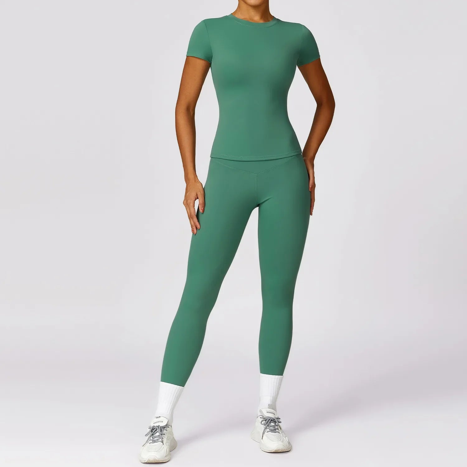 Women's Athletic Wear  Tee and Leggings