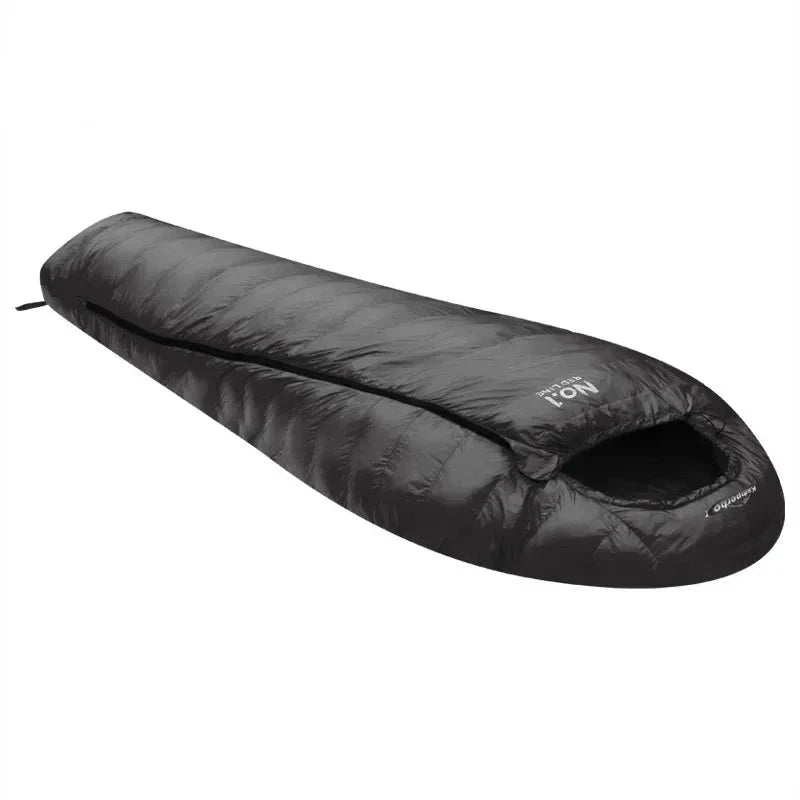 Compact Lightweight Sleeping Bag with Goose Down Insulation