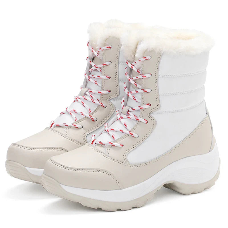 Stay Warm & Dry Women's Winter Platform Snow Boots