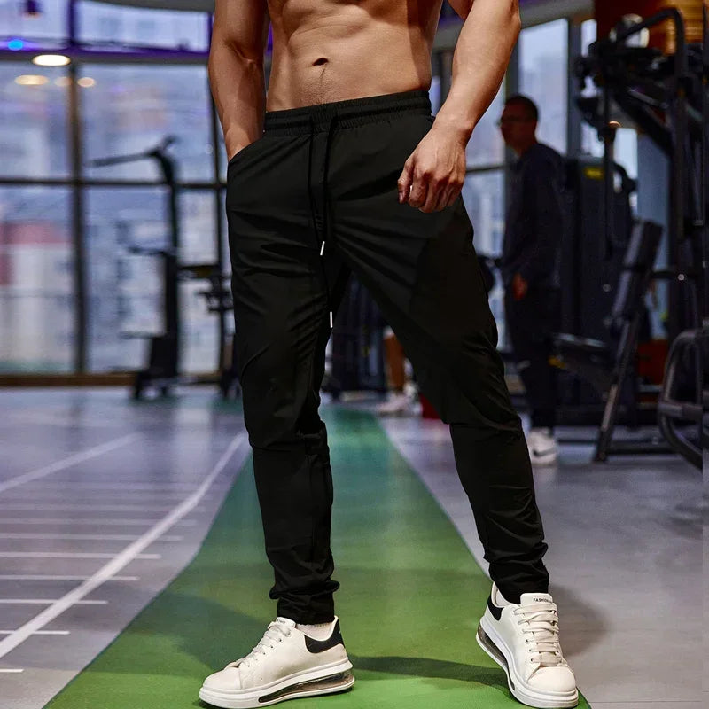 Men's Athletic Pants Quick Dry Breathable Ice Silk