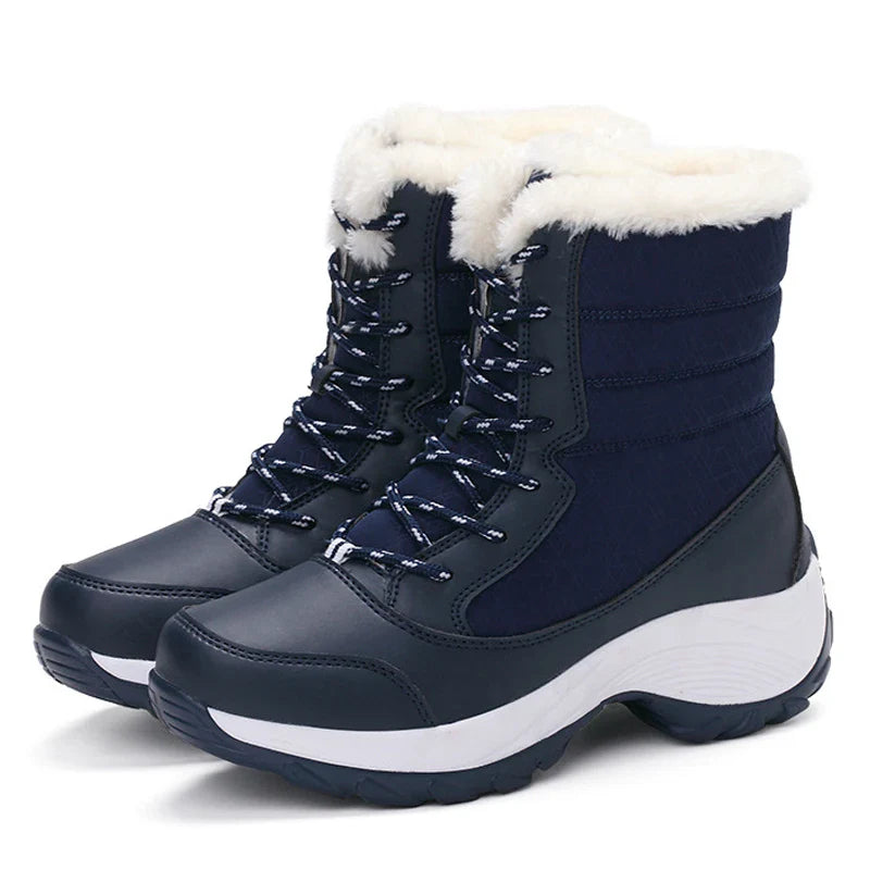 Stay Warm & Dry Women's Winter Platform Snow Boots