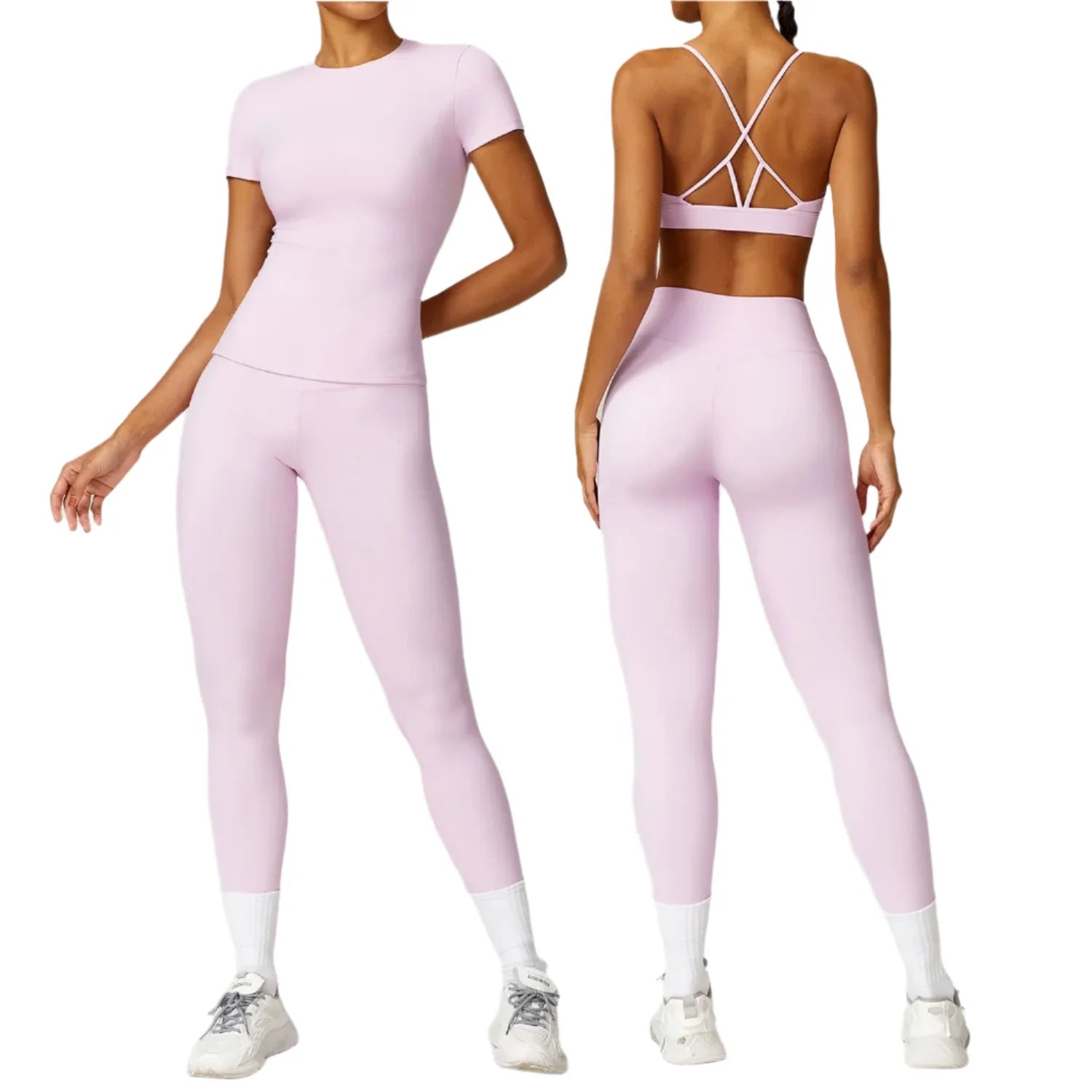 Women's Athletic Wear  Tee and Leggings