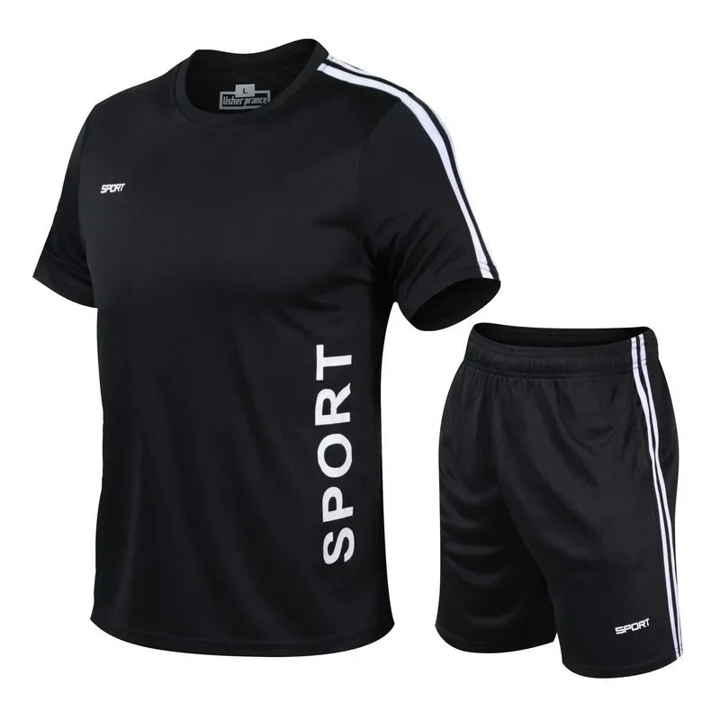 Men's Polyester Quick Dry Athletic Outfit