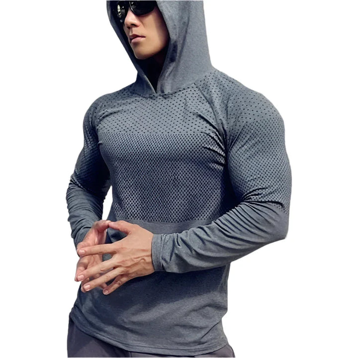 Men's Athletic Hoodies & Joggers for Outdoor Training