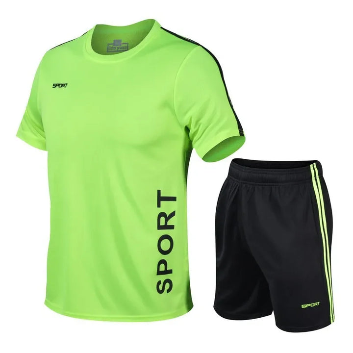 Men's Polyester Quick Dry Athletic Outfit