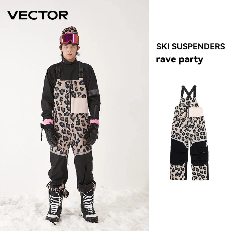 Ski Bib Overalls: Waterproof Snowboard Jumpsuit for Men & Women