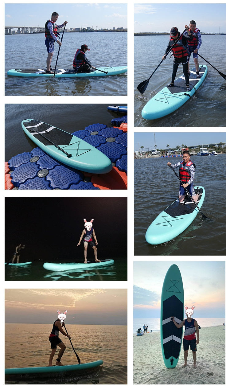Inflatable Paddleboard Stand-Up Surfboard for Beginners and Water Sports