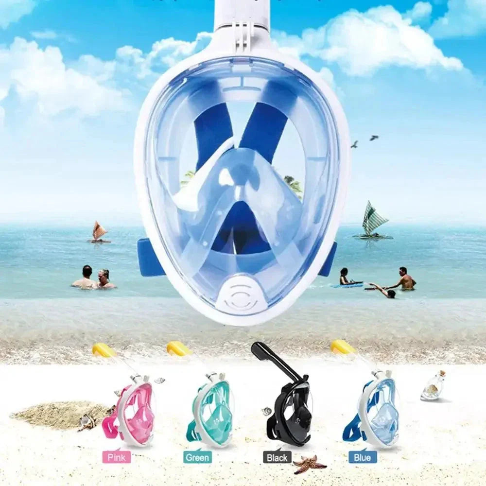 Snorkel Mask 180° Vision Anti-Fog for Underwater Adventures