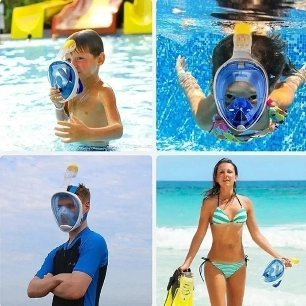 Snorkel Mask 180° Vision Anti-Fog for Underwater Adventures