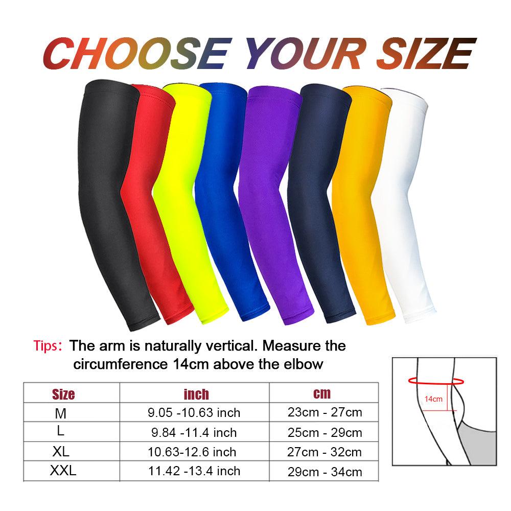 Cooling UV Protection Arm Sleeves for Outdoor Sports Activities