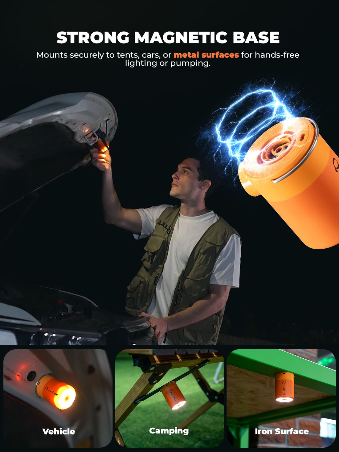 Mini Electric Air Pump for Camping Outdoor Inflatable Gear