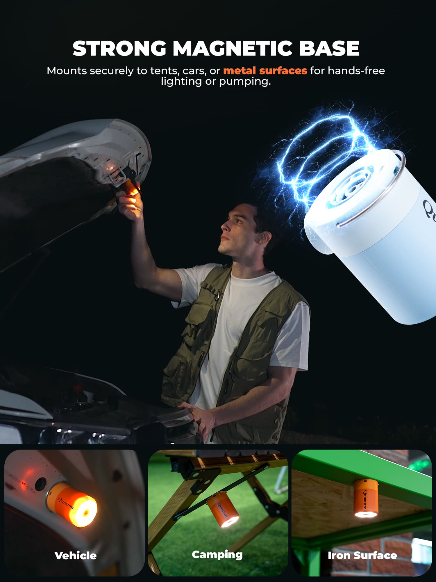 Mini Electric Air Pump for Camping Outdoor Inflatable Gear