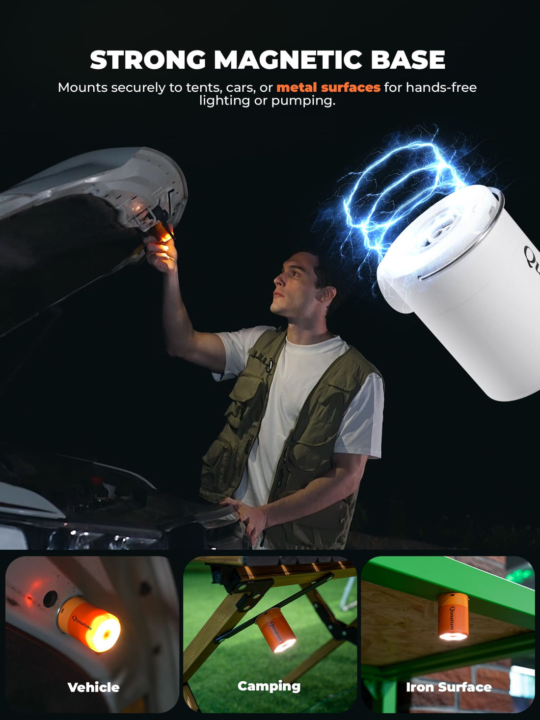 Mini Electric Air Pump for Camping Outdoor Inflatable Gear