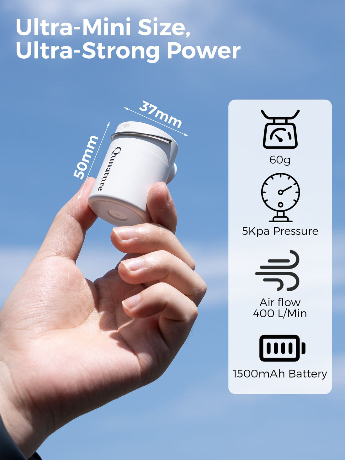 Mini Electric Air Pump for Camping Outdoor Inflatable Gear
